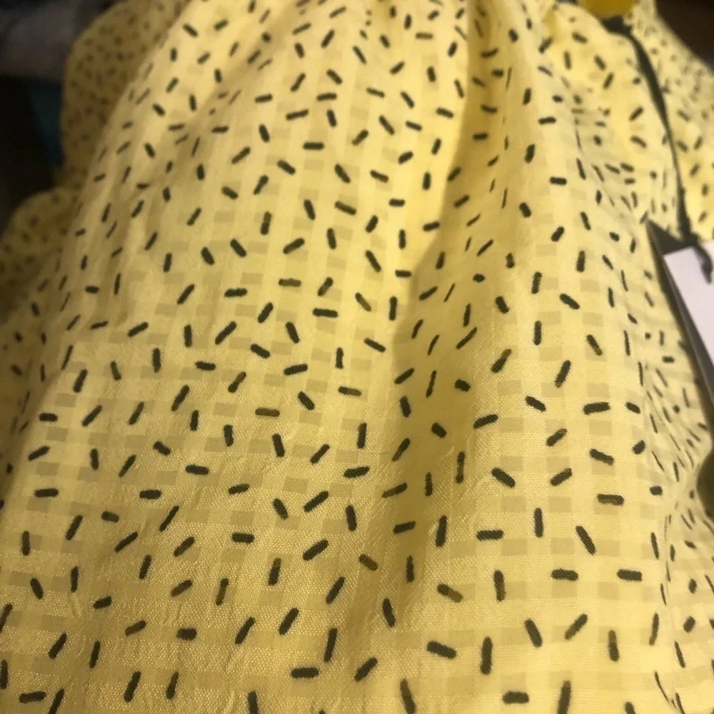 WHO what wear puff elbow sleeve a line dress - Picture 5 of 5